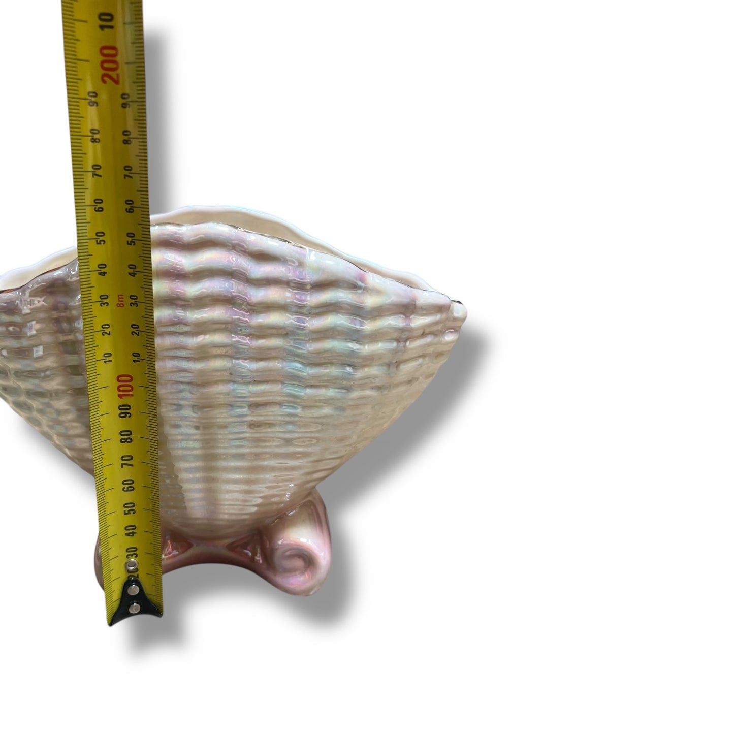 Iridescent Shell Vase
