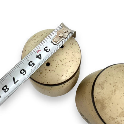 Speckled wheat art salt and pepper shaker set