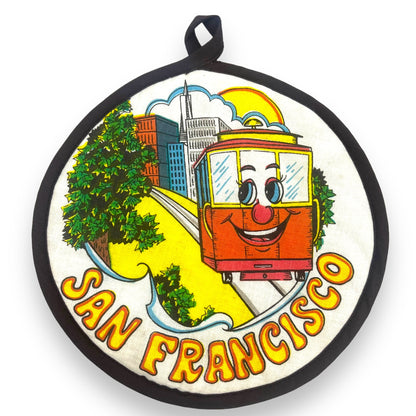 Retro San Francisco tram carriage Hot pot Holder