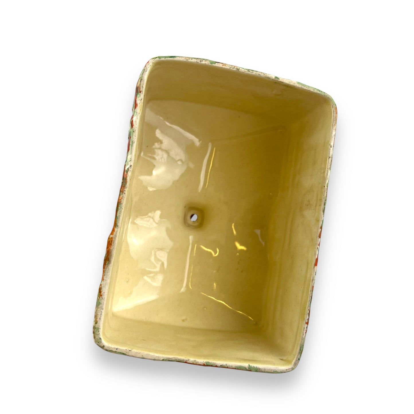 Cottage shaped butter dish lid