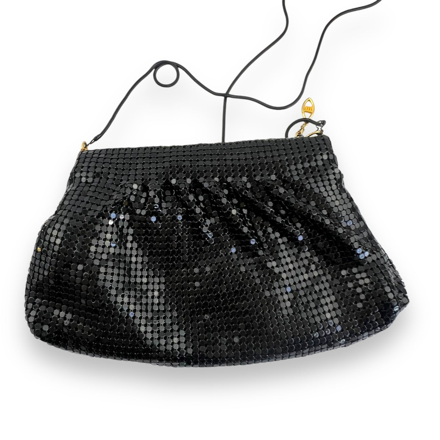 Vintage black mesh purse