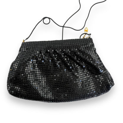 Vintage black mesh purse