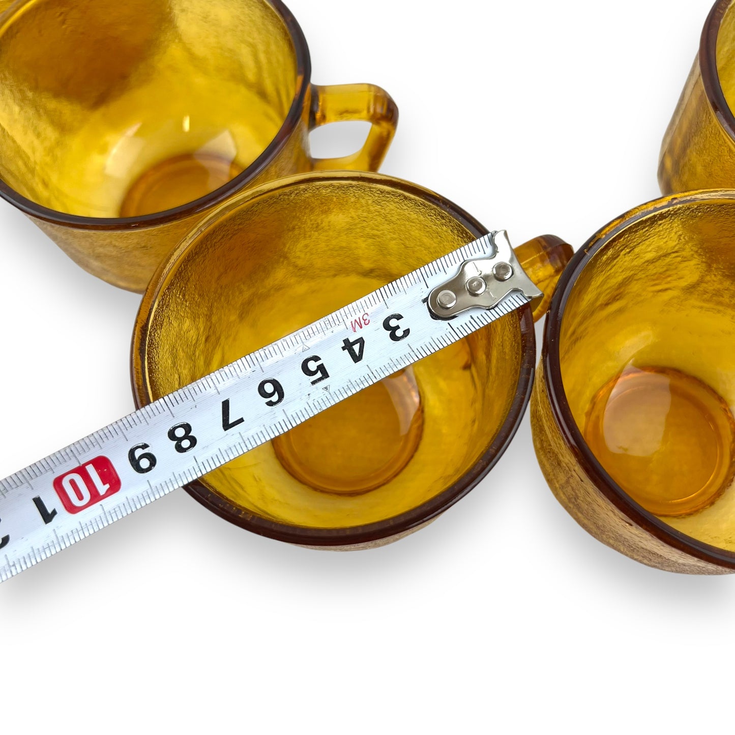 Arcoroc Sierra Amber glass cup set of 6