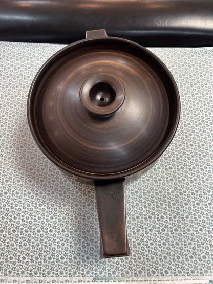 Denby Arabesque Lidded Casserole Pot – Mid Century Stoneware Cooking Dish