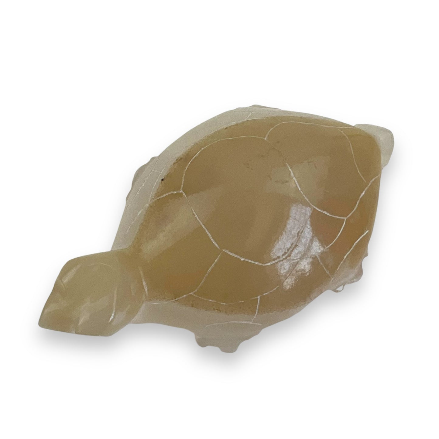 Stone carved turtle statue ornament