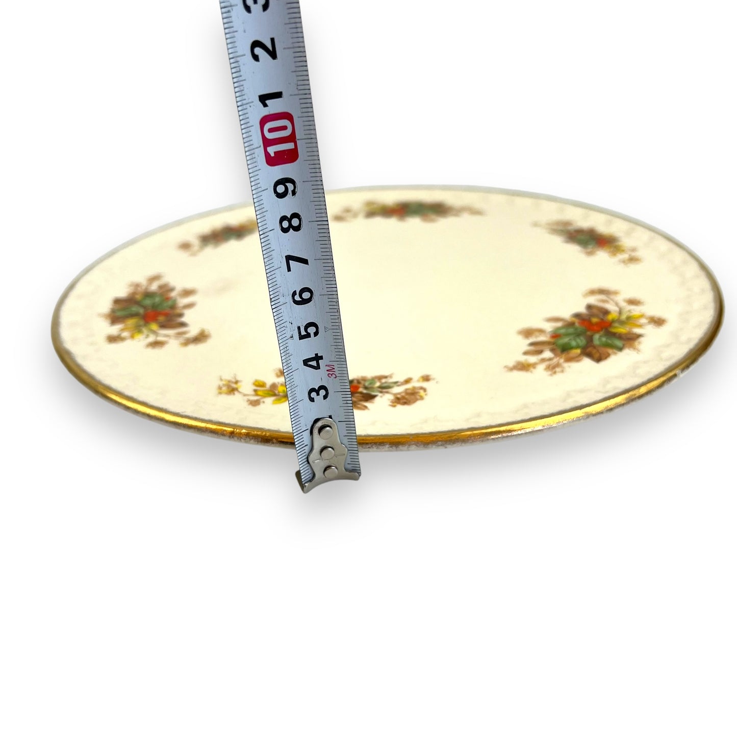 H Aynsley & Co Round Floral Berry Pattern Cake Platter