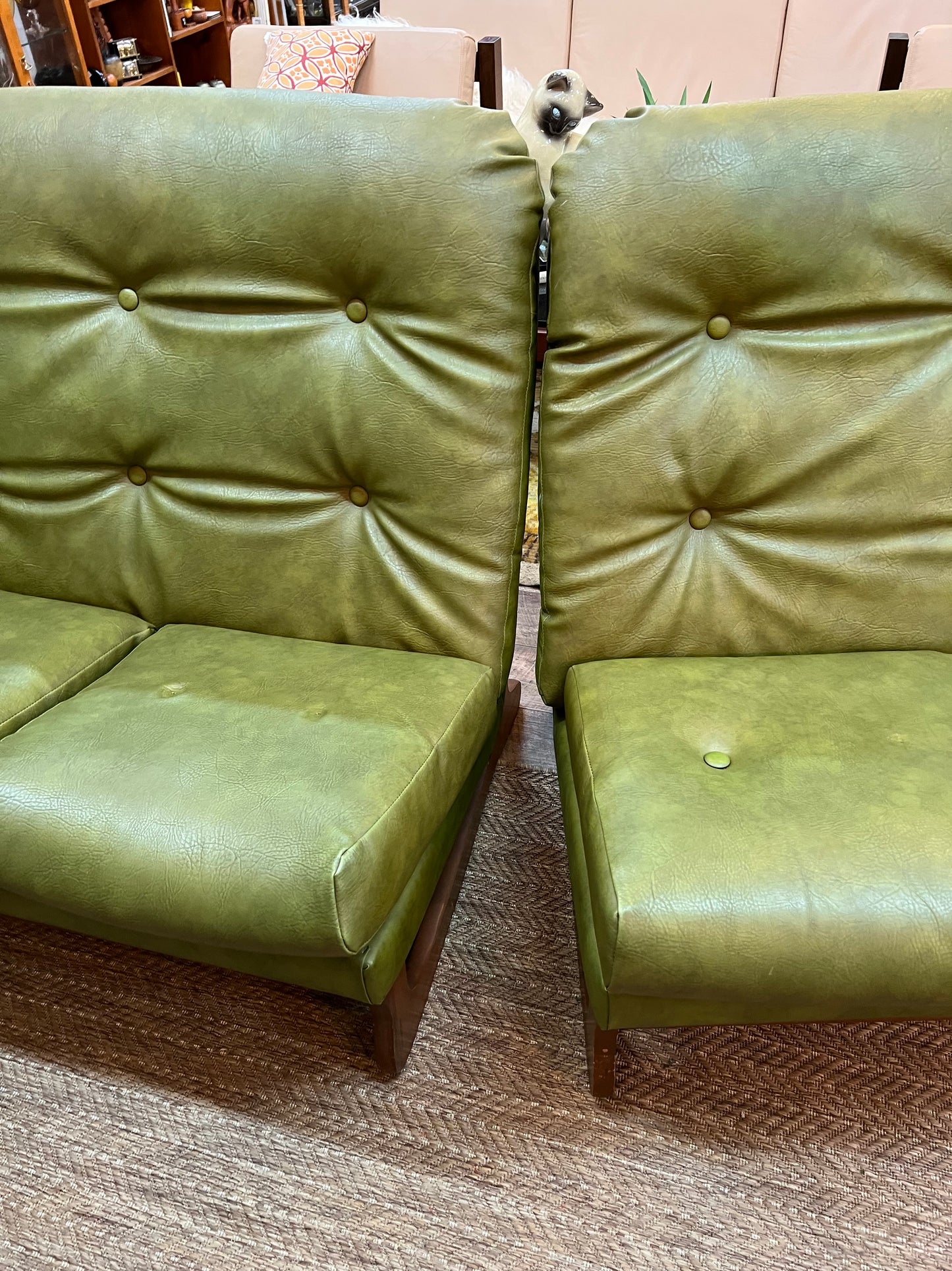 Green Modular 4-Seater Lounge