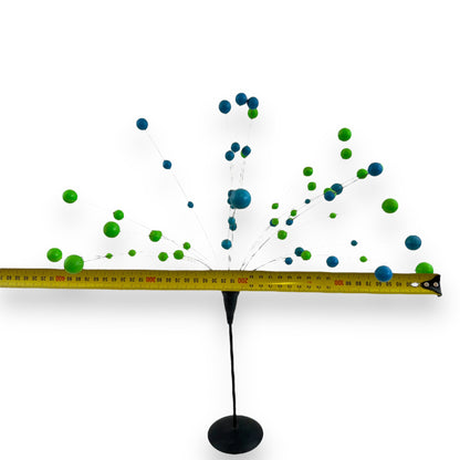 Atomic Starburst Sculpture – Mid-Century Modern Kinetic Art, Retro Space Age