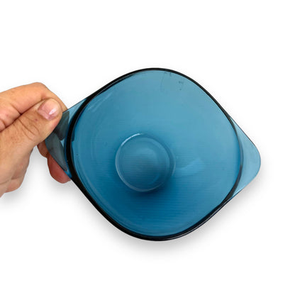 Vereco France Blue Glass Bowl set of 2