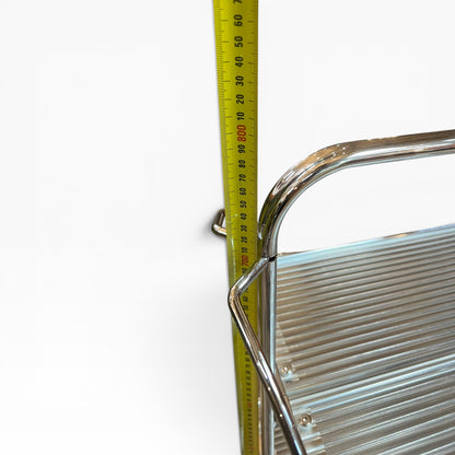 Chrome Folding Bar Cart / Trolley
