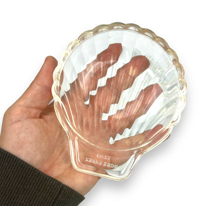 Glass Shell Dish x4 Agee Pyrex