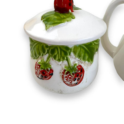Strawberry Tea Set (Damaged)