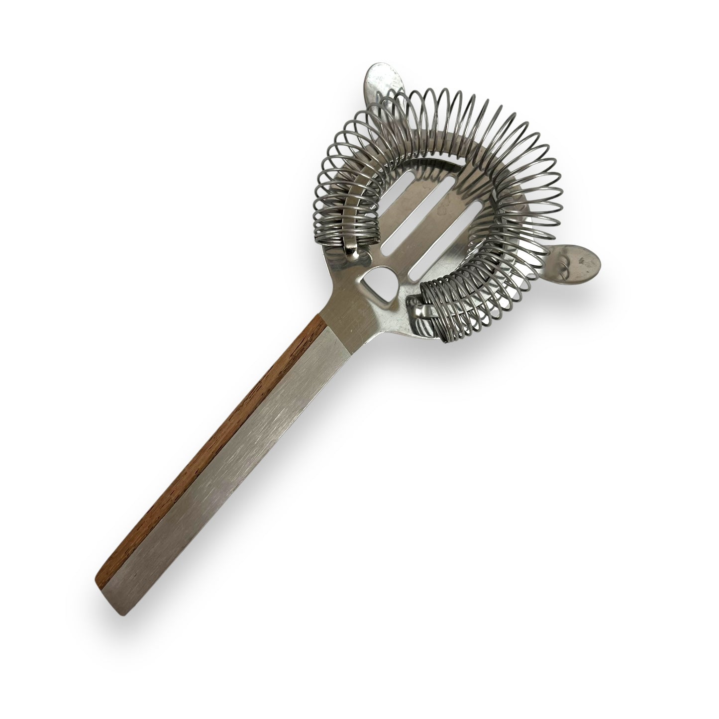 Stainless Steel wood handle cocktail strainer