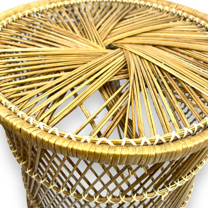 Cane Basket / Table Round