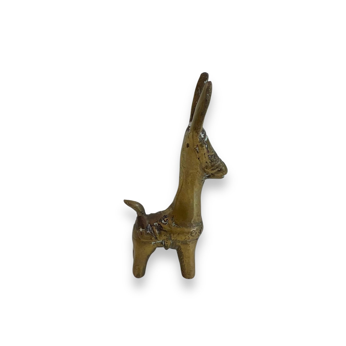 Small brass donkey