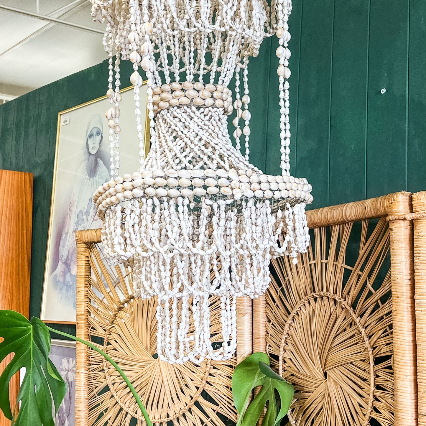 Large Shell Chandelier