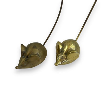 Brass mouse ornament/ring holder