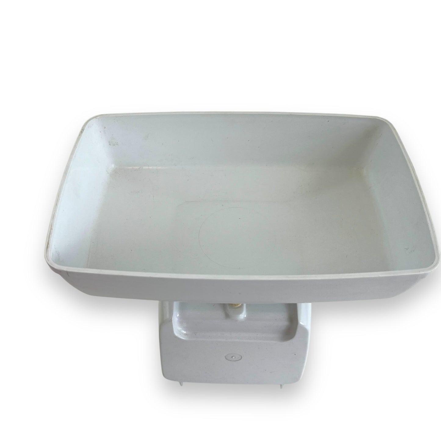 Krups white plastic kitchen scales
