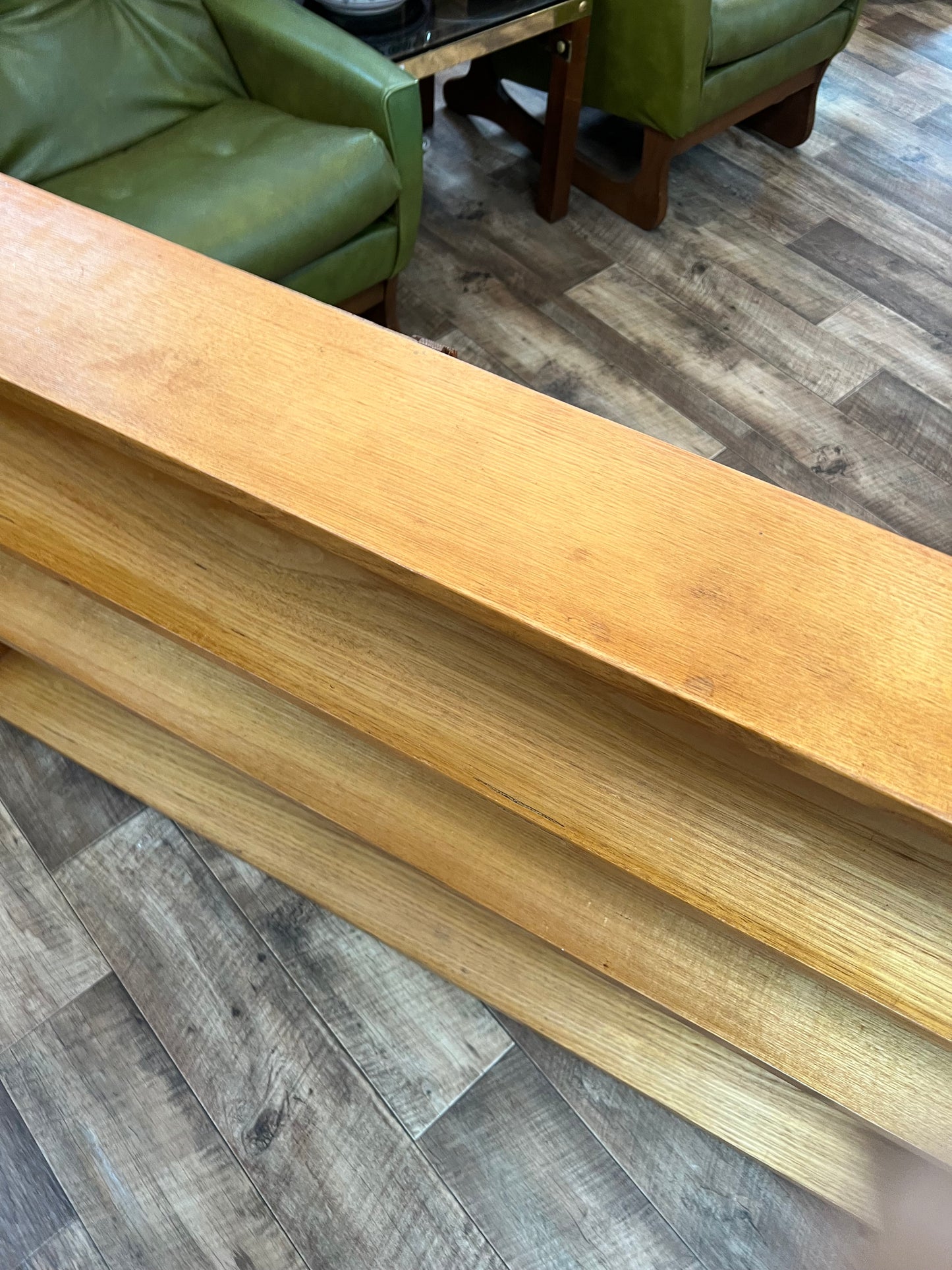 Timber Bookshelf / Low Display Unit | Open Shelving Storage