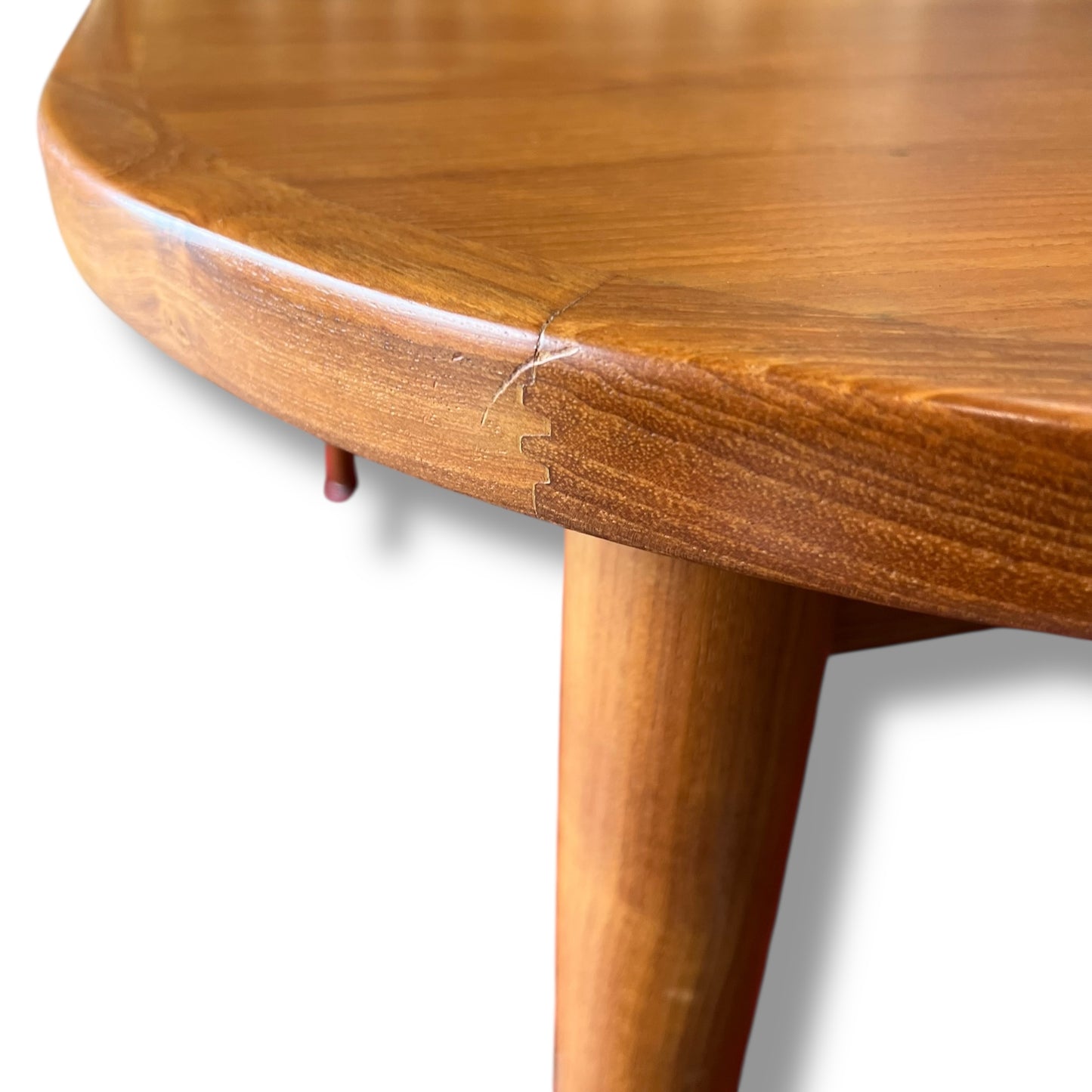 Mid-Century Teak Extension Dining Table – Retro Oval Shape