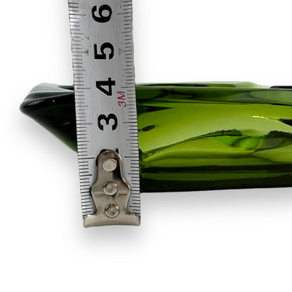 Green Glass Square Ashtray