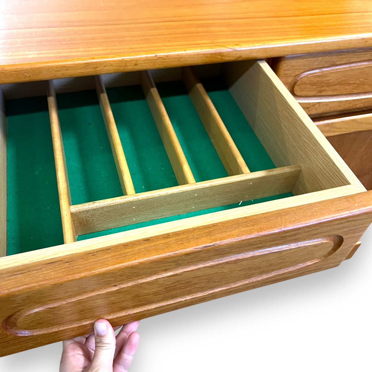 Noblett Teak Sideboard Buffet Cabinet with Drawers
