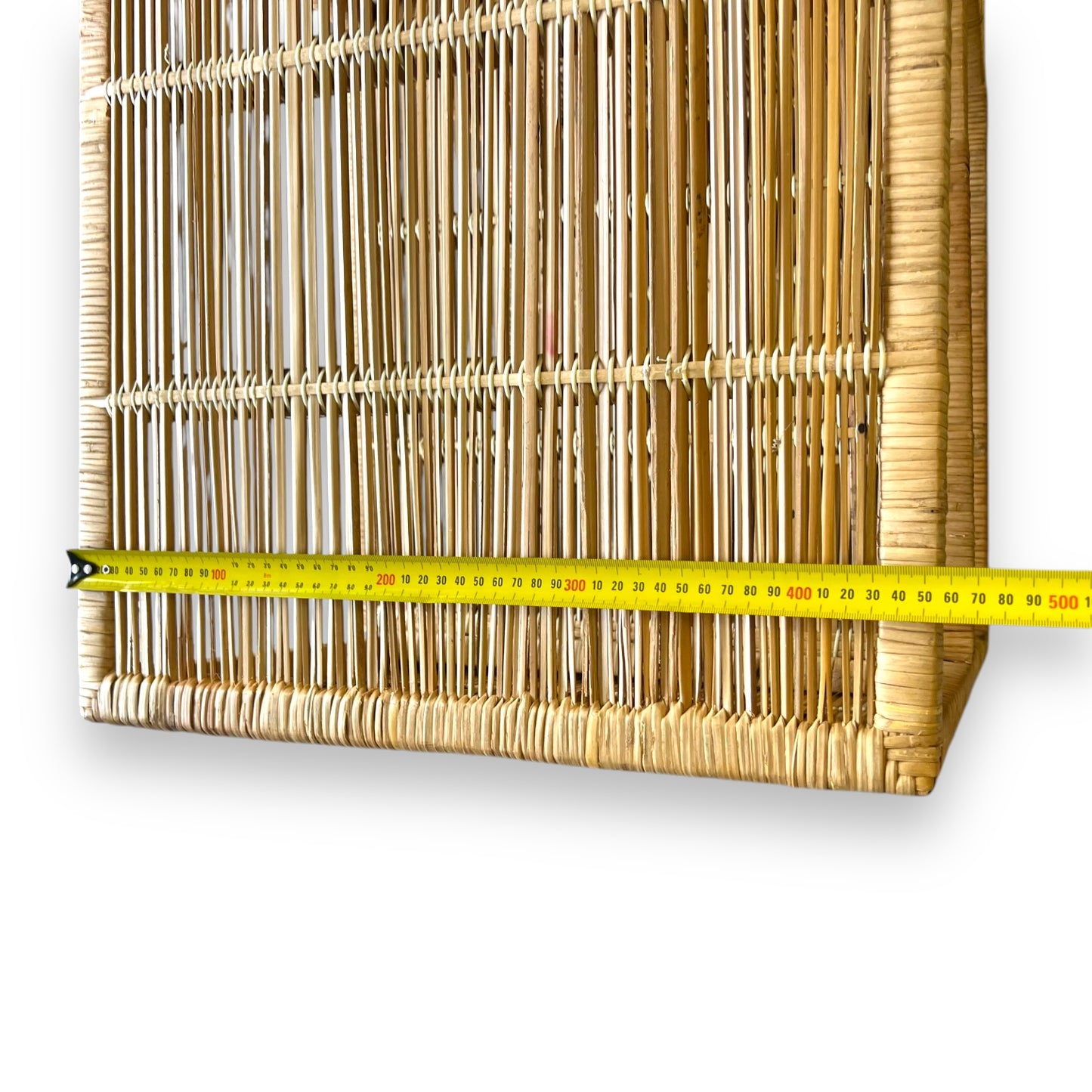 Cane Wicker Console Media Unit / Storage Shelving