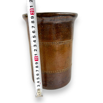 Bendigo Pottery Brown Wine Bottle Cooler