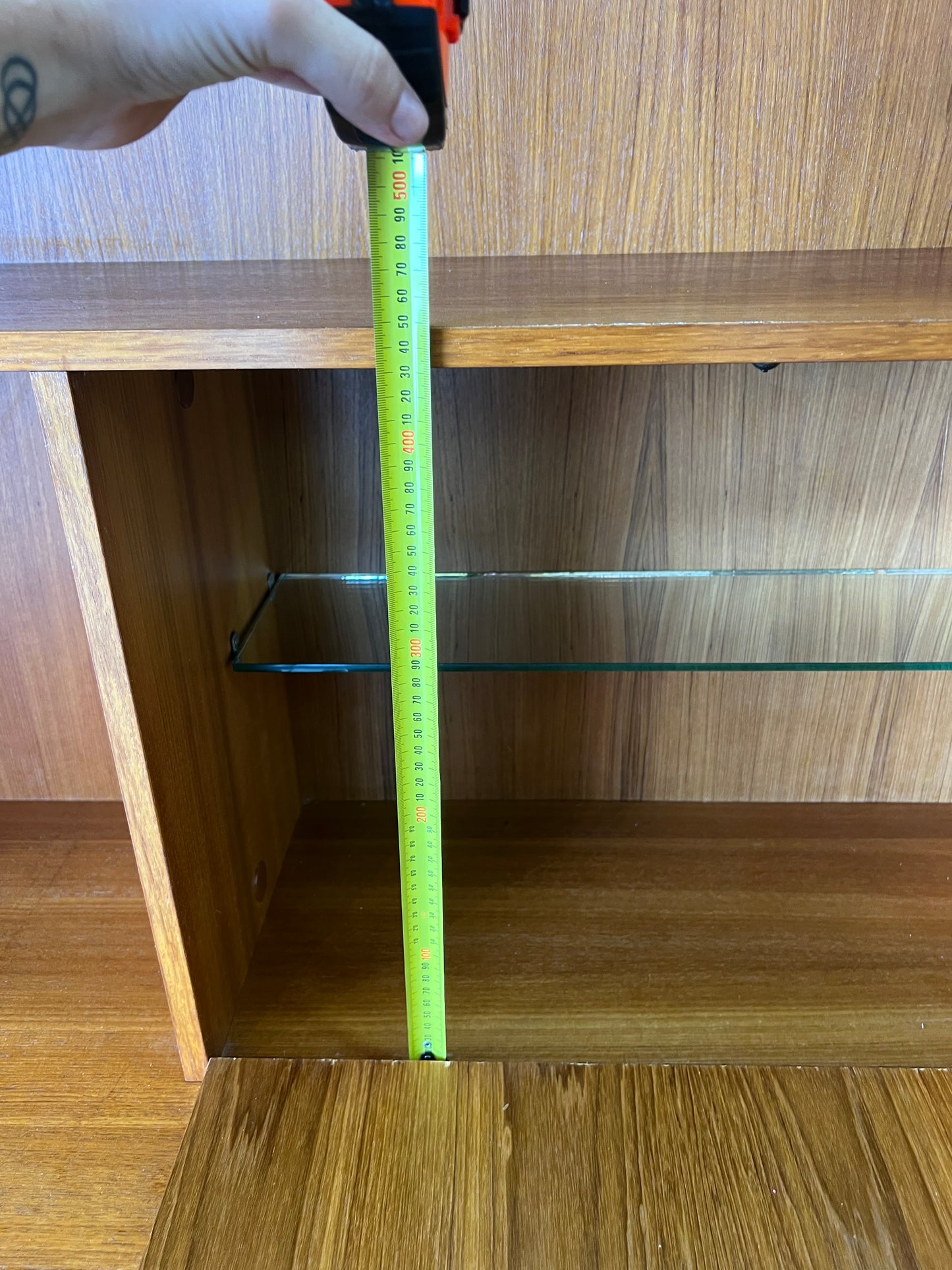 Display Cabinet with pull down Bar section