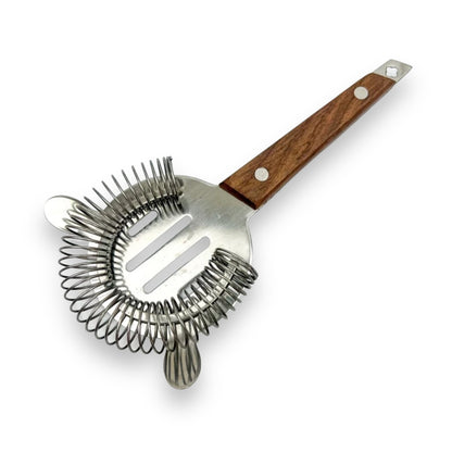 Wooden Handle Cocktail Strainer - Made in Japan