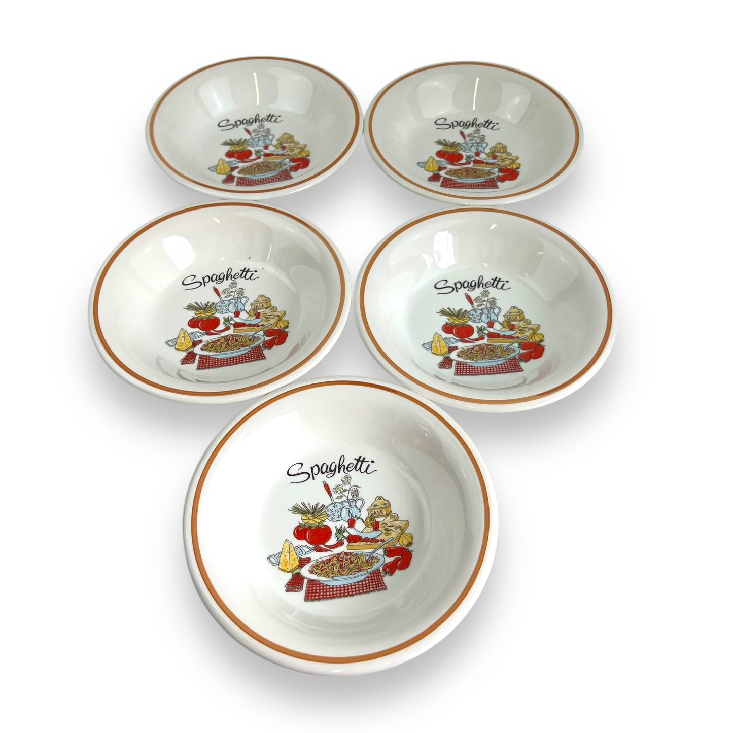 Spaghetti Bowl Set of 5