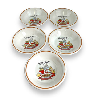 Spaghetti Bowl Set of 5