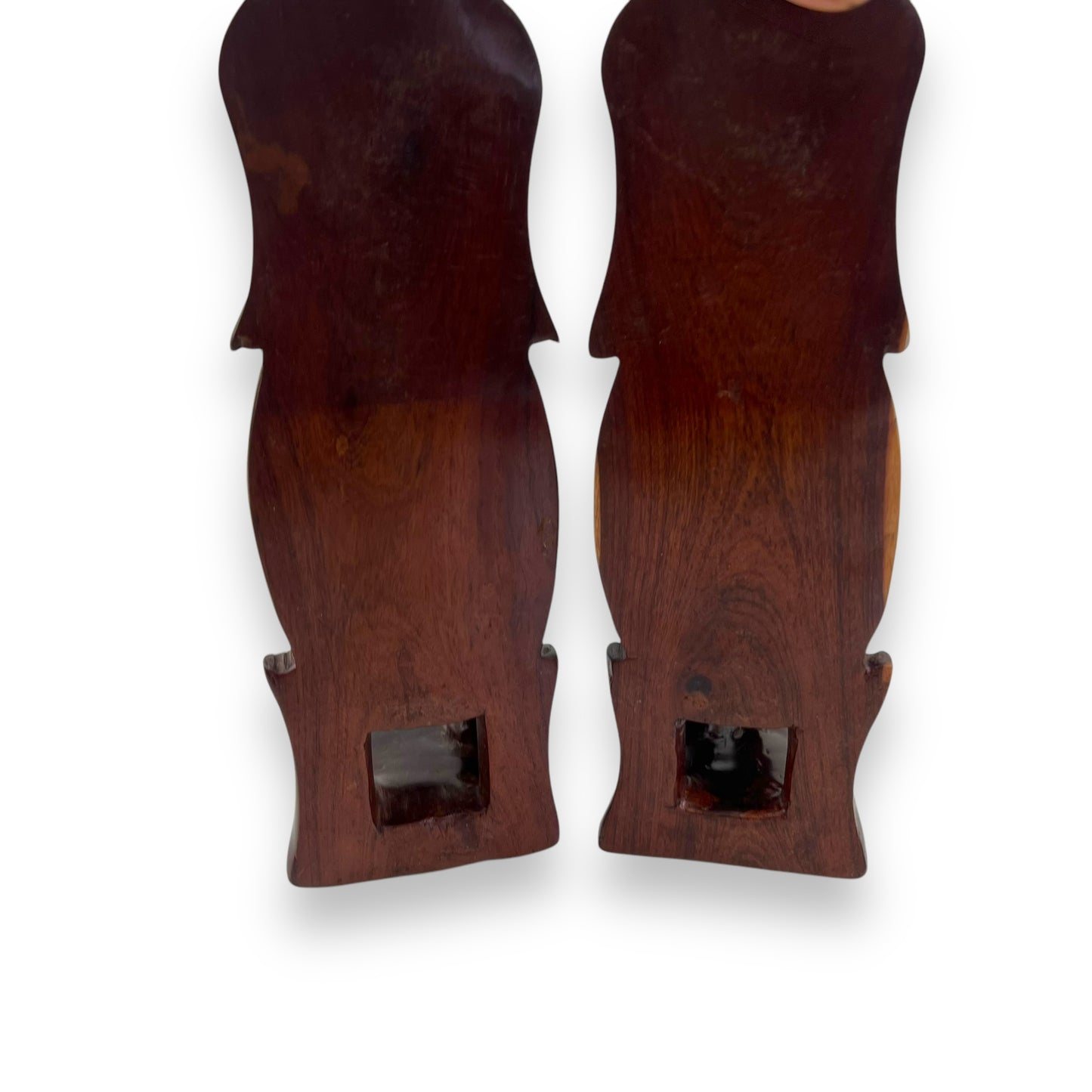 Wooden Hippo Bookends