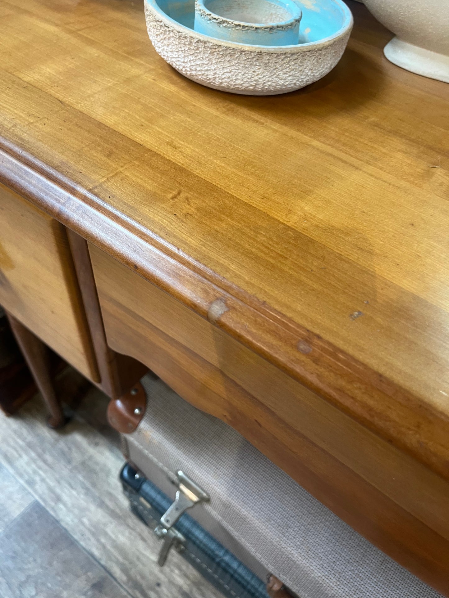 Timber Dressing Table / Hall Console with Mirror
