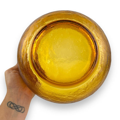 Arcoroc Sierra Large Amber Glass Bowl
