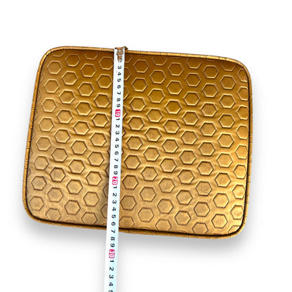 Retro Bar & Stool Set – Gold Vinyl