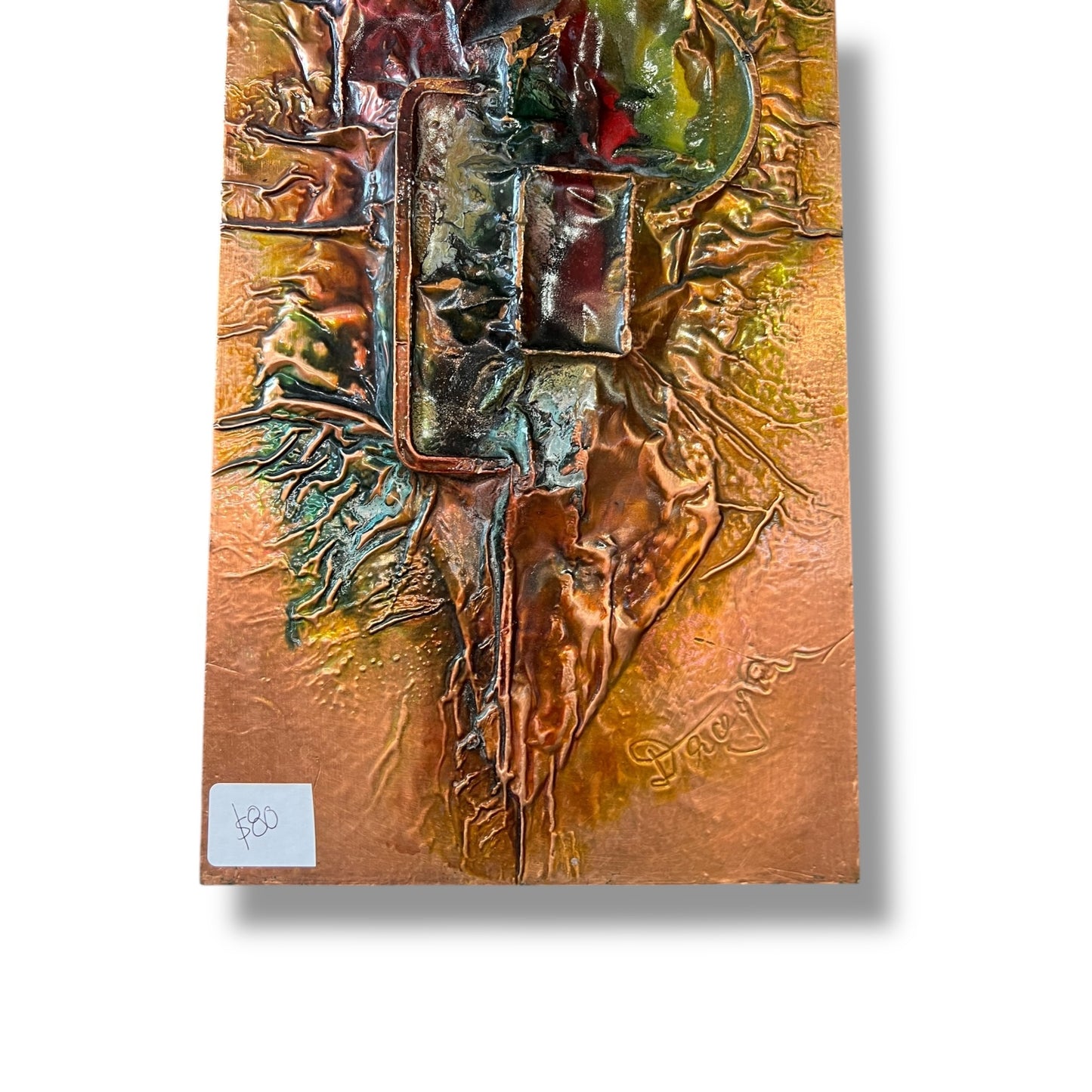 Brutalist Copper Wall Art