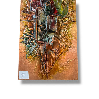 Brutalist Copper Wall Art