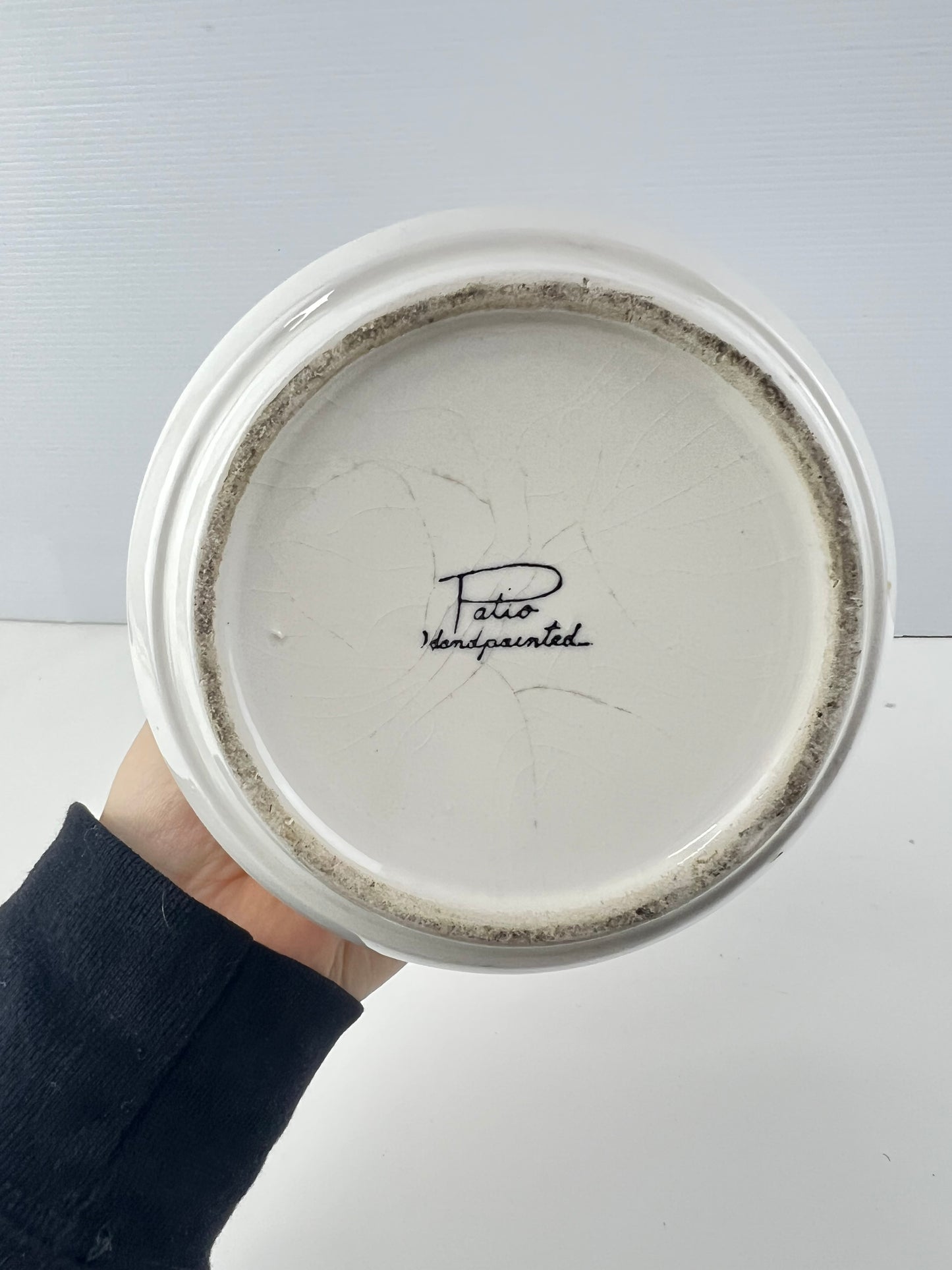 Mid-Century Abstract Fruit Ceramic Jug