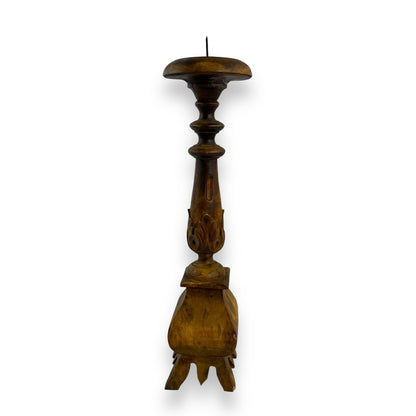 Wooden Candlestick Holder