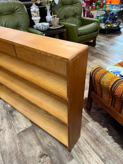 Timber Bookshelf / Low Display Unit | Open Shelving Storage