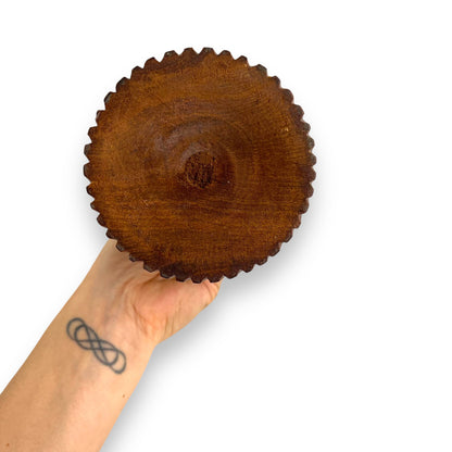 Wooden Carved Vase