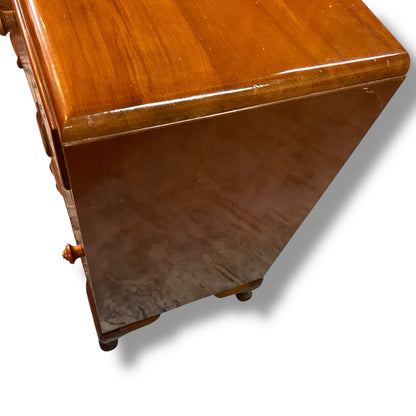 Pair of Vintage Timber Bedside Cabinets with Drawer & Cupboard