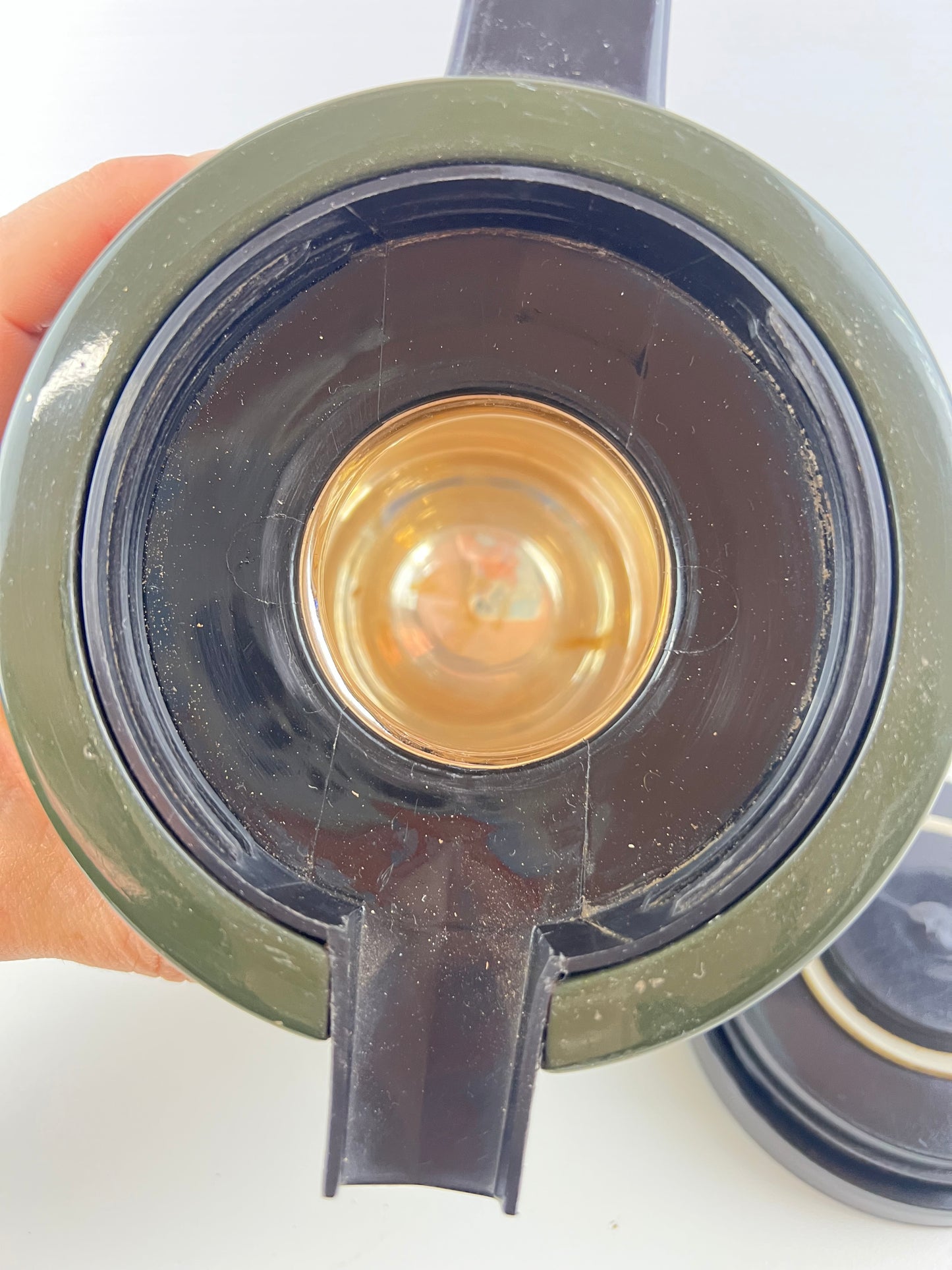 Insulated Thermos 
Green flower jug