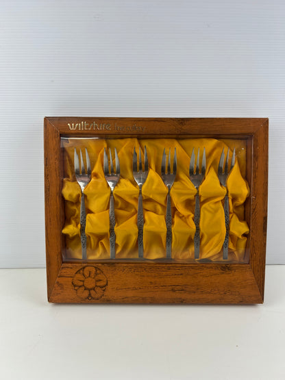 Wiltshire Dessert Fork Set in Box