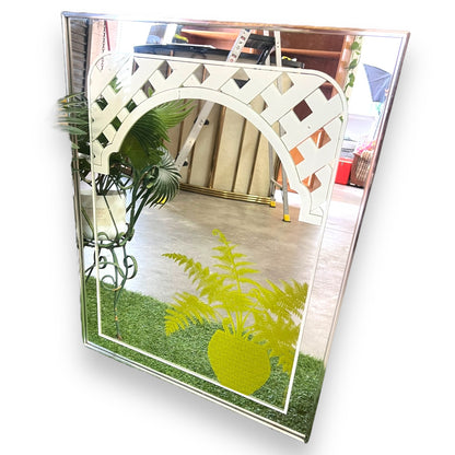 Gloria Eriksen Fern Print Mirror Artwork