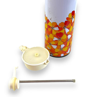 Orange and Yellow Flower Airpot Drink Dispenser