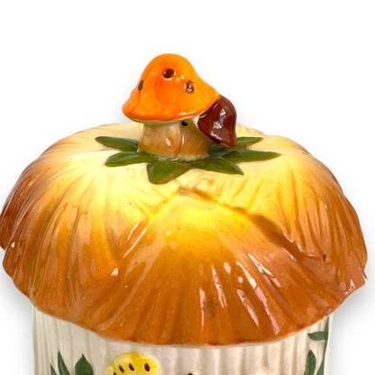 Merry Mushroom Canister 18.5cm tall