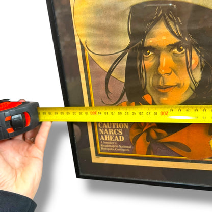 Framed 1975 Rolling Stone Magazine Cover — Neil Young Issue No. 193