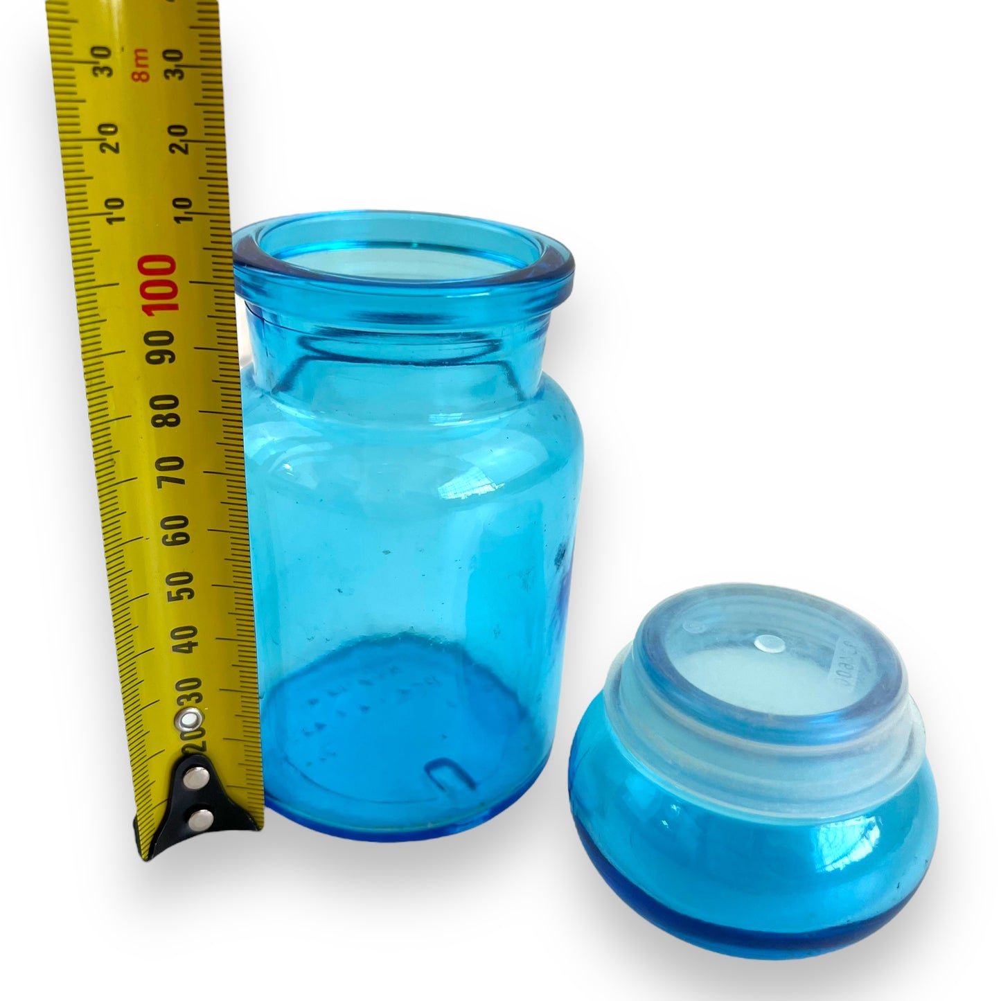 Blue Glass Apothecary Jar – Made in Belgium